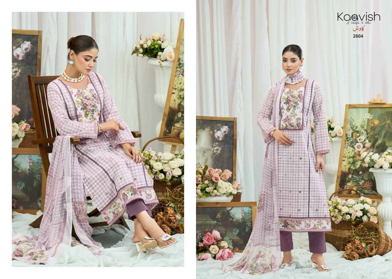 SYRAA By Kaavish 2601 to 2604 Series Beautiful Festive Suits Colorful Stylish Fancy Casual Wear & Ethnic Wear PURE LAWN COTTON Dresses At Wholesale Price